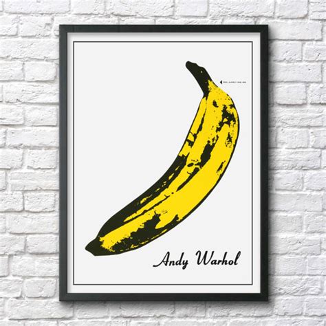 Andy Warhol Banana Pop Art Poster Print Velvet Underground - Etsy UK ...