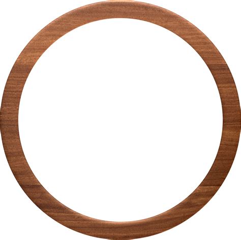 Wooden Round Frame 10977249 PNG