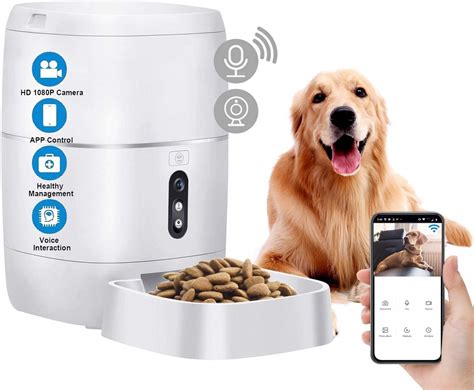 Camera WiFi Smart Feeder 6L Automatic Cat and dog Feeder