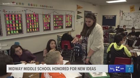 Midway Middle School honored for their approach to education | kcentv.com