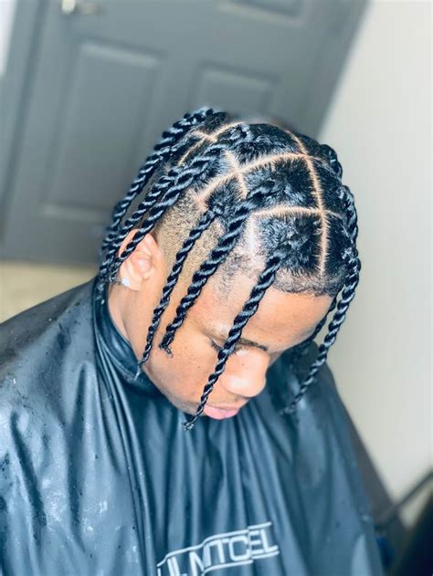 Large 2 Strand Twist ‼️ | Twist hairstyles, Mens twists hairstyles, Cornrow hairstyles for men