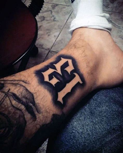 63 Amazing Number Tattoos for Men | Number tattoos, Number tattoo fonts, Number 13 tattoos