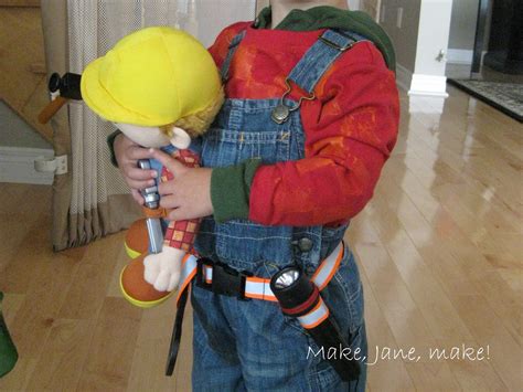 Make, Jane, make!: Bob the Builder Costume Hack