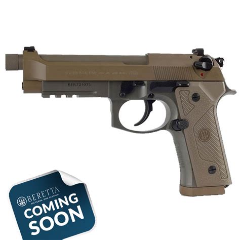 BERETTA PISTOL MODEL, M9A3 cal. 9MM, Threaded 132mm bbl., Trijicon Sights, 3mags, Type F, Dbl ...