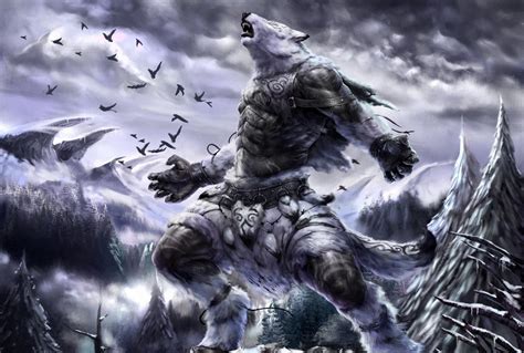 Epic World of Warcraft HD Wallpaper: The Howling Warrior by Herckeim