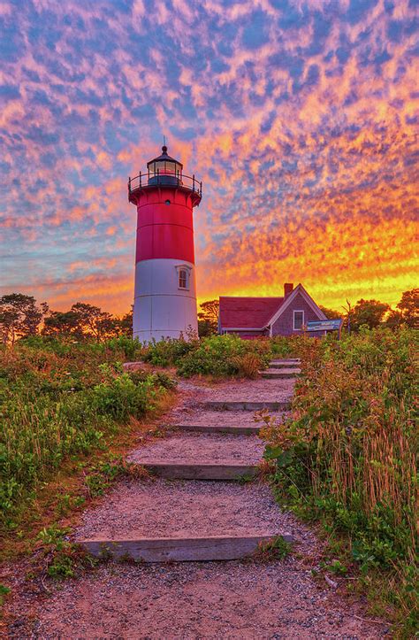 Cape Cod Sunset at Nauset Beach Light Photograph by Juergen Roth - Fine Art America