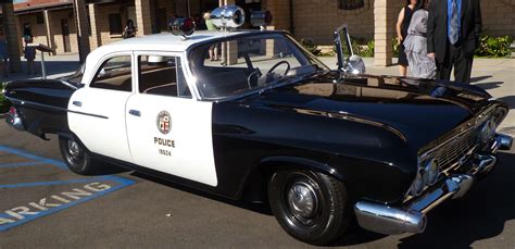1950's LAPD Black and White Police Car