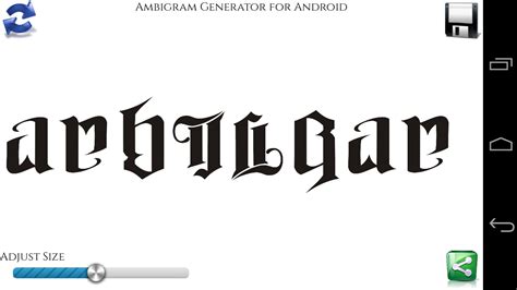 Ambigram Generator 2.1 APK Download - Android Entertainment Apps