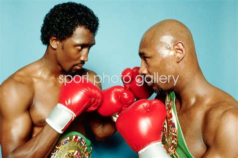 Marvin Hagler v Thomas Hearns Las Vegas 1985 Print | Boxing Posters ...