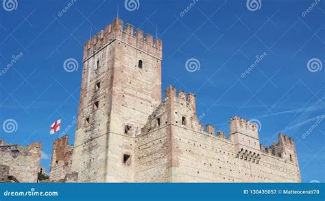 Marostica, Vicenza, Italy. the Castle at the Lower Part of the Town Stock Image - Image of ...