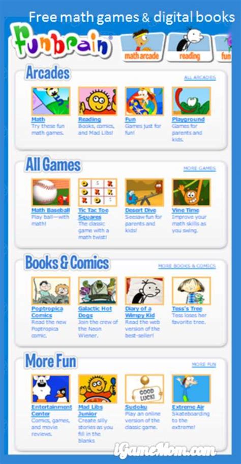 Free Learning Website for Kids - Funbrain