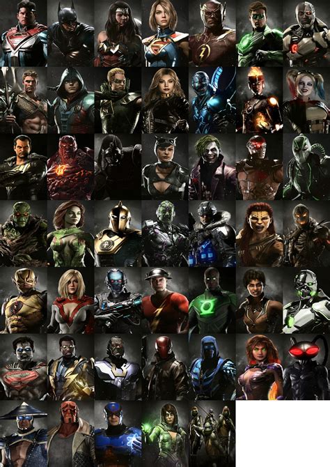 Injustice 2 Characters by MnstrFrc on DeviantArt