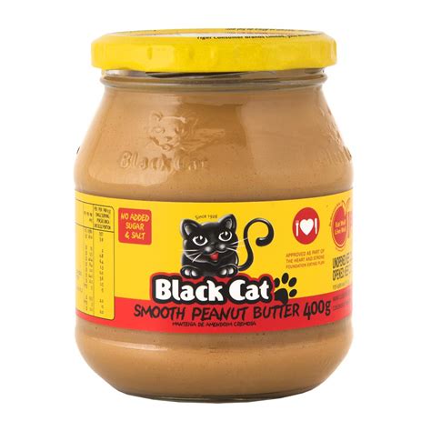 Black Cat Peanut Butter Smooth NO SUGAR or SALT 400g | The Highway Heritage Stop