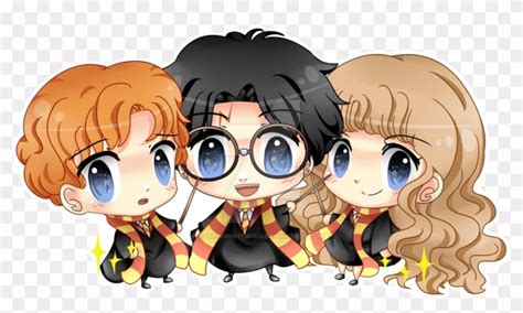 Harry Potter Chibi - Harry Potter (literary Series) - Free Transparent PNG Clipart Images Download