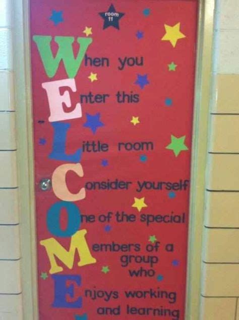 Pin by Maria Elizabeth on Speech/Language | School door decorations, Classroom, Kindergarten door