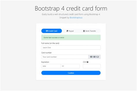 Detail Bootstrap Payment Page Template Koleksi Nomer 18