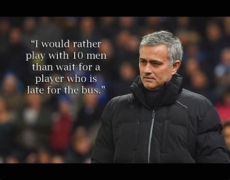 Jose Mourinho on being late for the bus... | Hilarious Jose Mourinho ...