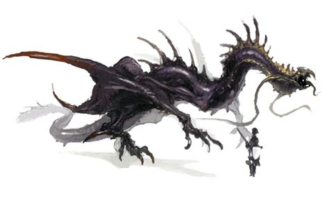 Amphiptere monster design art from Final Fantasy XI #art #illustration ...