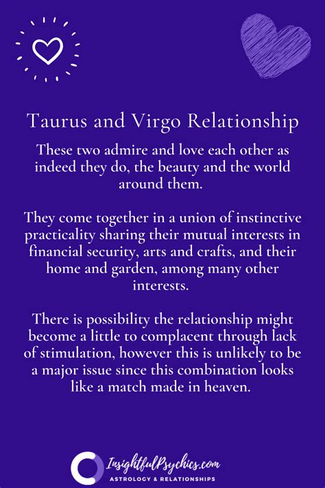 Taurus And Virgo Compatibility In Love Friendship