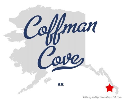 Map of Coffman Cove, AK, Alaska