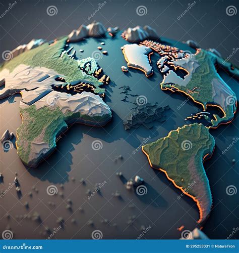 Map of the World with Flag Map of the World World Map and Globe Stock Illustration ...