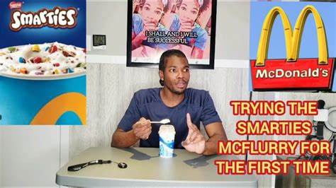 TRYING McDONALD'S NEW SMARTIES MCFLURRY AND RANKING IT - YouTube