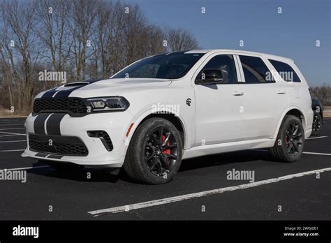 Kokomo - February 4, 2024: Dodge Durango SRT Hellcat Black AWD ...