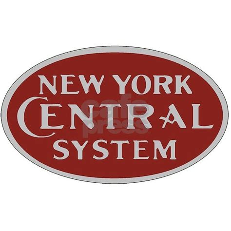 New York Central Railroad Logo-maroon Area Rug by ChudnowMuseum - CafePress