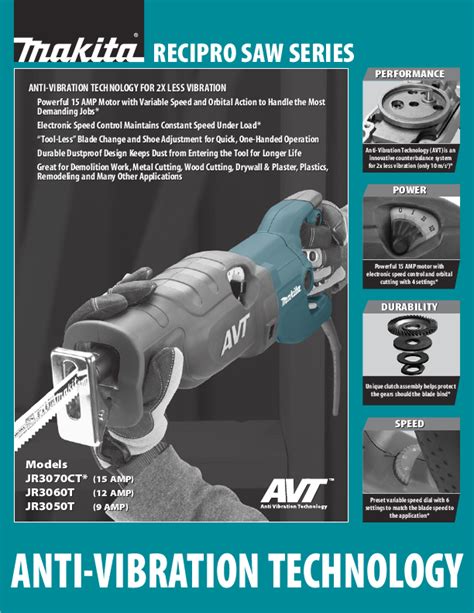 Makita Cordless Saw JR3050T User's Guide | ManualsOnline.com