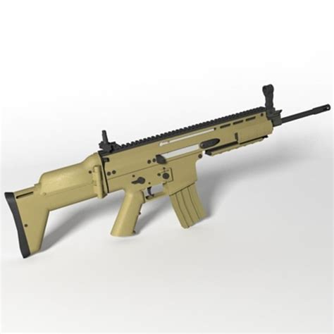 3ds fn scar-l assault rifle