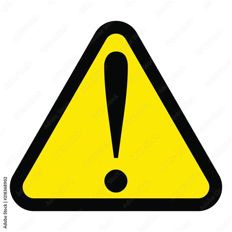 Danger sign, warning sign, attention sign. Danger icon, warning icon, attention icon. Stock ...