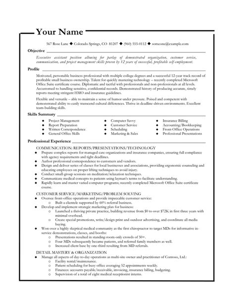 Functional Resume with Border in Word and Pdf formats