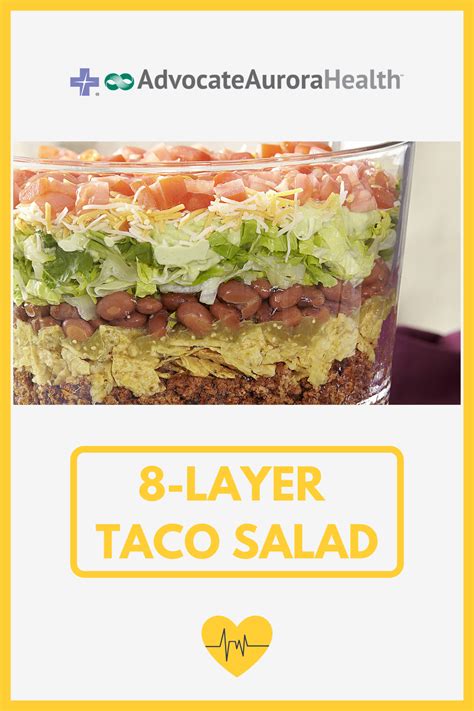 8-Layer Taco Salad | Layered taco salads, Recipes, Taco salad