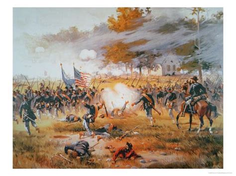 'The Battle of Antietam, 1862' Giclee Print - Thure De Thulstrup ...