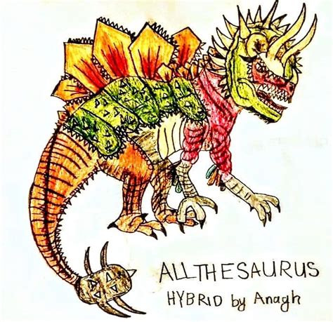 Allthesaurus Hybrid! - Drawing by Anagh!