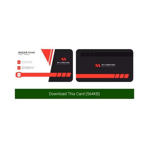 Latest Business Cards vectors design free - MTC TUTORIALS