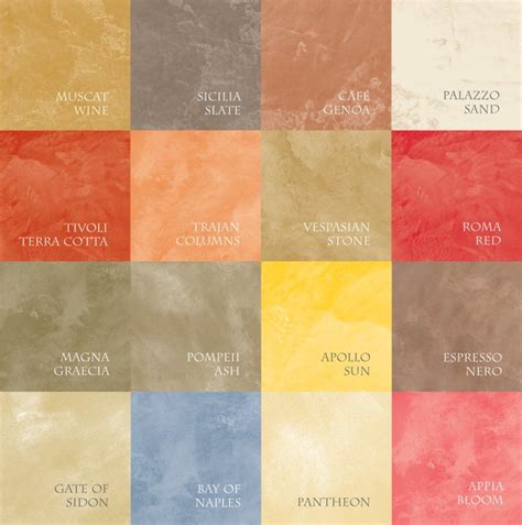 venetian plaster colors | Venetian plaster, Tuscan paint colors, Tuscan colors