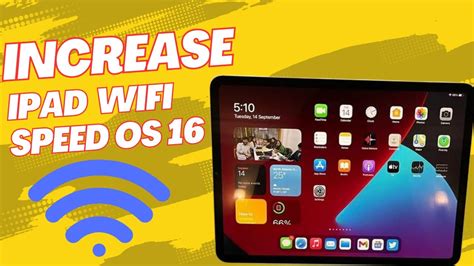 How Increase Wifi Speed On iPad OS 16 !! How To Boost Up Wifi Speed On ...