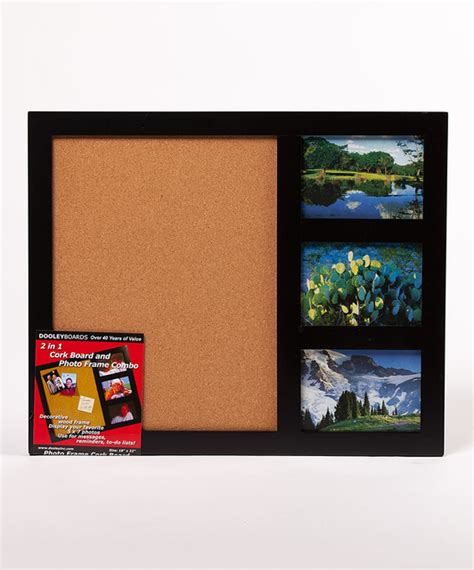 Three Frame Cork Board - Modern - Bulletin Boards And Chalkboards