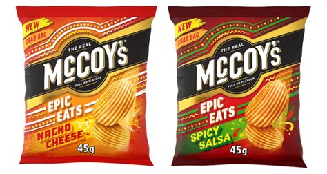 Two new flavours announced in McCoy’s brand-new crisp range