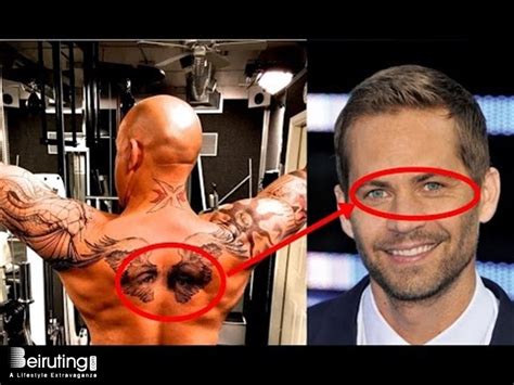 Vin Diesel Tattoo Paul Walker