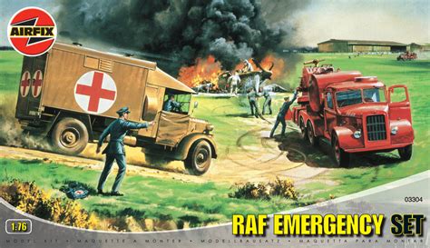 Airfix 1:76 RAF Emergency Set, Aerodrome | Cross paintings, Box art, Airfix models