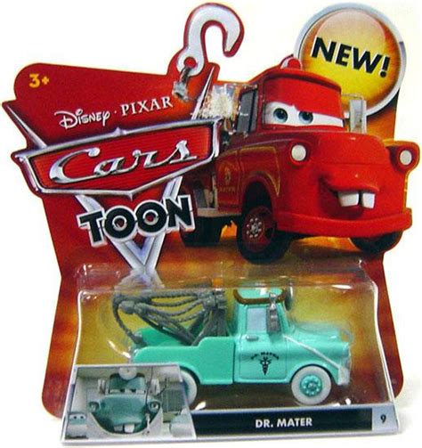 Disney Pixar Cars Cars Toon Main Series Dr. Mater 155 Diecast Car 9 ...