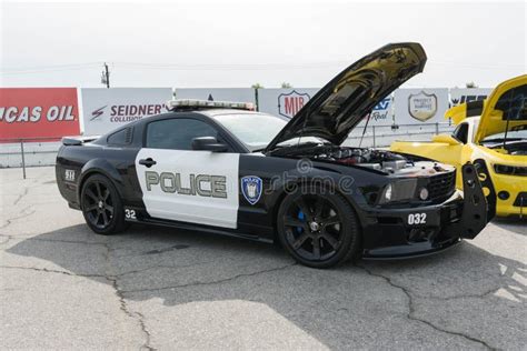 Transformers Film Ford Mustang Decepticon Police Car Editorial Photo - Image of fast, show: 87900456