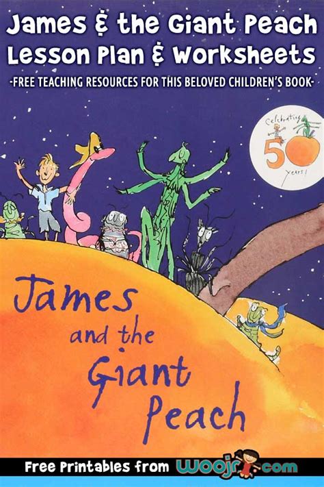 James and the Giant Peach - Lesson Plan and Worksheets | Woo! Jr. Kids Activities : Children's ...