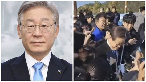 Lee Jae-myung Video: Politician Is Stabbed at Press Conference