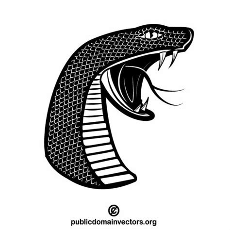 Snake vector clip art | Public domain vectors