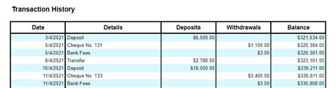 bank-statement-excel-template-transaction-history - Docparser