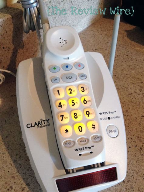 Clarity: Extra Loud Big Button Cordless Telephone | The Review Wire ...