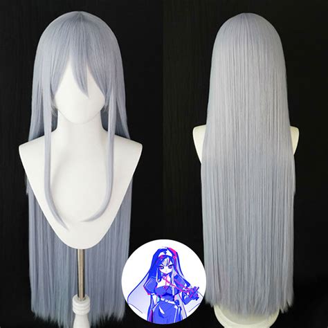 Muse Dash Nun Marija Gray Blue Cosplay Wig – Winkcosplay